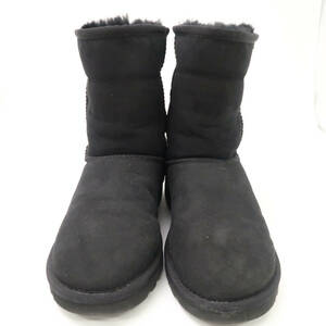 1 jpy beautiful goods UGG UGG 5825 Classic short boots 23cm mouton fur shoes black lady's AU2487A47