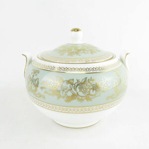 美品 WEDGWOOD ウェッジウッド コロンビアセージグリーン シュガーポット SY9356Q