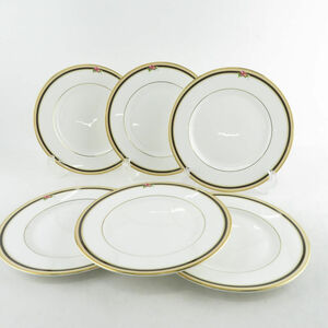 美品 WEDGWOOD ウェッジウッド クリオ 中皿 6枚 17cmプレートセット パン ケーキ デザート SU6574J