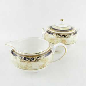 美品 WEDGWOOD ウェッジウッド コーヌコピア シュガーポット＆クリーマー 2点 セット SY9217L