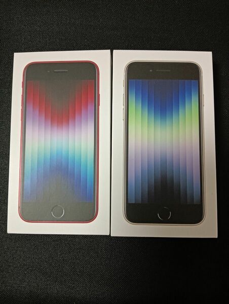 新品、未使用　iPhone SE3 128GB SIMフリー スターライト レッド