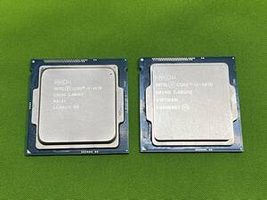 中古 Intel CPU Core i5-4670　２個セット