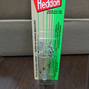 Heddon ヘドン　クリア　透明　HEDDON BABY LUCKY13 ベビーラッキー13　ラッキー13　ダーター　ポッパー　トップウォーター　水面直下