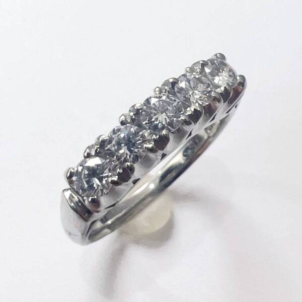 PT900ダイヤ リング D0.55ct 4.5g 12号 未使用品 レディース
