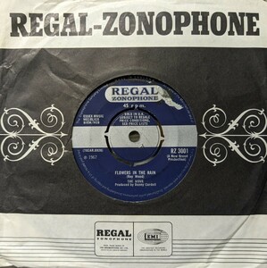 ◎特選◎THE MOVE/FLOWERS IN THE RAIN1967'UK REGAL ZONOPHONE7INCH