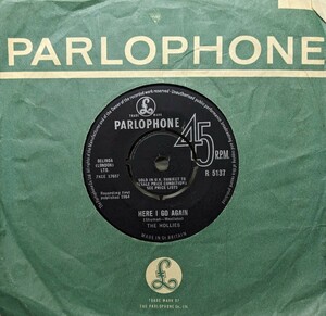 ◎特選◎THE HOLLIES/HERE I GO AGAIN1964'UK PARLOPHONE7INCH