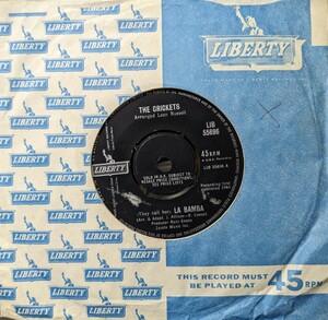 ☆THE CRICKETS/(THEY CALL HER)LA BAMBA1964'UK LIBERTY7INCH