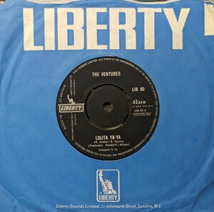 ◎特選◎THE VENTURES/LOLITA YA-YA1963'UK LIBERTY7INCH