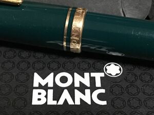 【ジャンク】MONT BLANC モンブラン 万年筆 グリーン 14K 585 GENERATION MADE IN GERMANY【NCNR】