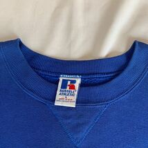 90s RUSSELL ATHLETIC BLANK SWEAT MADE IN USA ラッセルアスレチック 無地スウェット アメリカ製 USA製 アメカジ 80s 送料無料_画像4