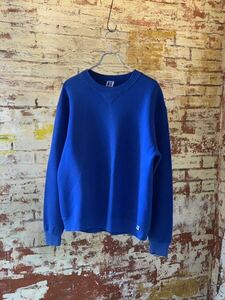 90s RUSSELL ATHLETIC BLANK SWEAT MADE IN USA ラッセルアスレチック 無地スウェット アメリカ製 USA製 アメカジ 80s 送料無料