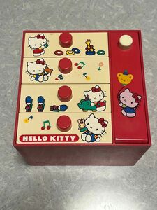 HELLO KITTY アンティーク レトロ雑貨 サンリオ ミニチェスト レトロ 収納 小物入れ 昭和レトロ 当時物 ハローキティ