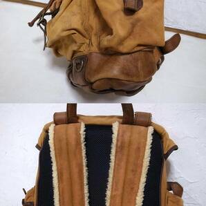 90s00s LLBEAN エルエルビーン 底レザー バックパック /ビンテージ 70s80s BOAT&TOTE ボート&トート カタディン デラックス アメリカ製 USAの画像7