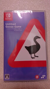 未開封品【送料無料】Untitled Goose Game (アンタイトルドグースゲーム) ~いたずらガチョウがやって来た! ~ Switch 特典付き