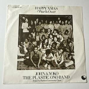 John Lennon☆John & Yoko & The Plastic Ono Band - Happy Xmas (War Is Over)☆UK ORIG 7″☆フェイスレーベル☆
