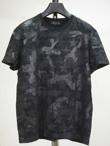 VALENTINO Valentino 17SS Star camouflage -ju pattern T-shirt S black Italy made 