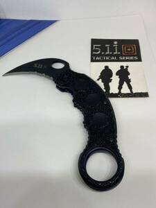 [δηε5]【廃番？ カランビット フォルダー】5.11 Tactical（タクティカル） /TARANI KNIFE SERIES？/黒系-刃、黒系-ボディ