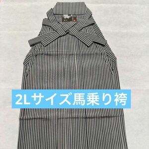 子持縞2Lサイズ 単品　男生用 馬乗り袴はかま 和服 剣道 居合 弓道 成人式 卒業式 