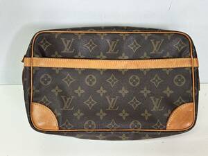 Hj12◆LOUIS VUITTON ルイヴィトン◆セカンドバッグ コンピエーニュ 28 モノグラム クラッチバッグ ポーチ 鞄 29×18×8cm