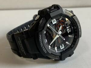 Hu893◆CASIO カシオ◆腕時計 時計 G-SHOCK/ジーショック スカイコックピット GA-1000 ブラック クォーツ アナデジ 多機能 メンズ