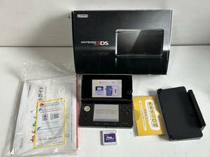 Tj384◆NINTENDO 任天堂◆3DS WAP-002 ゲーム機本体 ソフト 逆転裁判6 外箱 タッチペン付き