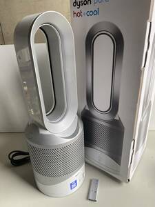 ⑤t749◆dyson ダイソン◆空気清浄機能付ファンヒーター HP00 Hot+Cool ファンヒーター 扇風機 羽なし エアマルチプライアー リモコン