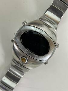 M3*SEIKO Seiko * wristwatch ALBA SPOON W671-4030 spoon Alba silver digital watch 