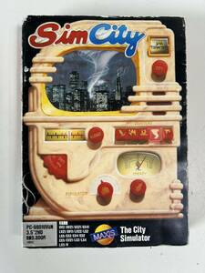 Nj517◆SIM CITY シムシティ MAXIS◆PC-9801 ゲームソフト カセット 3.5 HD PC98