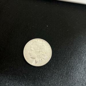 アメリカ　モルガン1ドル銀貨 1889年　26.8グラム　ミントなし ④