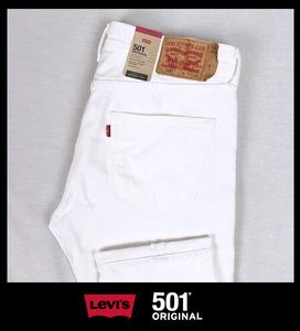 * tag equipped with translation /1 point only #Levi's 501 original ORGINAL button fly regular strut white /36# stock limit #