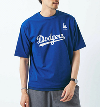 ★限定★新品タグ付き/MLB公式 Los Angelesロサンゼルスdodgersドジャース 大谷翔平デコピン 半袖ドライTシャツ/M■在庫限り■_画像4