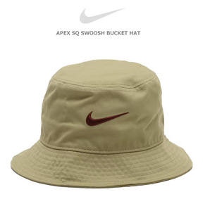 新品タグ付き/ナイキNIKE APEX SQ SWOOSH バケットハットBUCKET HAT ユニセックスメンズレディース FB5382-276/M■在庫限り■