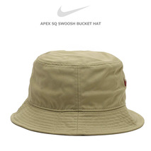 新品タグ付き/ナイキNIKE APEX SQ SWOOSH バケットハットBUCKET HAT ユニセックスメンズレディース FB5382-276/M■在庫限り■_画像2