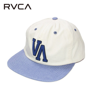 ★新品タグ付き4950円を/カリフォルニア発 ルーカ（RVCA）VA UNIV STRAPBACK ベースボールキャップバックアジャスター STN■在庫限り■