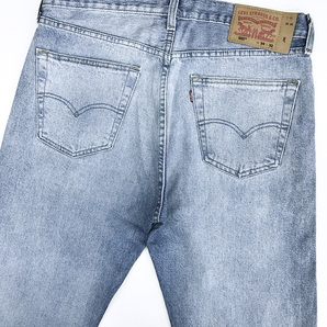 ★新品未使用/1点のみ■Levi's 501 オリジナルフィット ライトインディゴ WORN IN/005013310/34■在庫限り■ の画像3