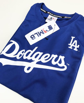 ★限定★新品タグ付き/MLB公式 Los Angelesロサンゼルスdodgersドジャース 大谷翔平デコピン 半袖ドライTシャツ/M■在庫限り■_画像1