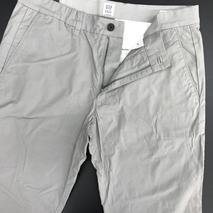 新品タグ付き4990円を/1点のみ/GAPギャップLIGHTWEIGHT ライトウエイトSTRAIGHTストレート/GRY/36/30■在庫限り■の画像2