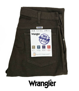 新品タグ付き■Wrangler ラングラー 股上深め 定番365日 年中快適ストレート ストレッチブラウン デニムWM0493-218/XL■在庫限り■