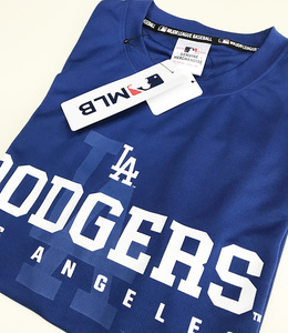 ★限定★新品タグ付き/MLB公式 Los AngelesロサンゼルスDODGERSドジャース 大谷翔平デコピン 半袖ドライTシャツ/L■在庫限り■