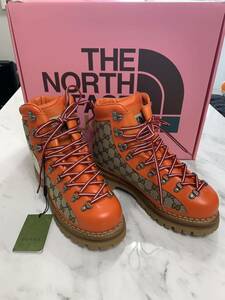 Gucci x The North Face Men's Boots Beige Ebony