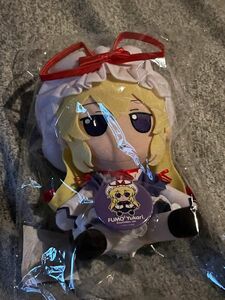 東方project Gift　東方ぬいぐるみシリーズ74 ふもふもゆかり　こうりんどうばーじょん 八雲紫　缶バッジ付き