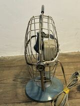 昭和レトロ アンティーク 扇風機 卓上扇風機 FUJIDENKI 羽径約20cm_画像5