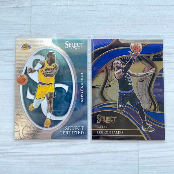 2023-24 PANINI SELECT MEGA COURTSIDE CERTIFIED LEBRON JAMES 2枚