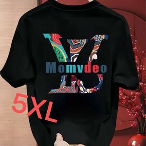 Tシャツ 黒 綿　5XL