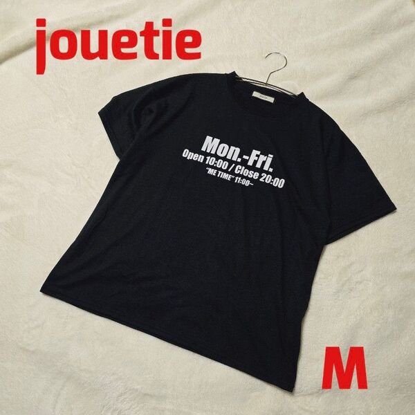 jouetie ジュエティ 半袖 Tシャツ ブラック 黒 古着 半袖Tシャツ M