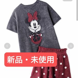 新品・未使用　ジェラートピケ　ミニー　Minnie/ジャガードプルオーバー&ショートパンツセット