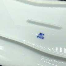 N)◎香蘭社 白磁染笹文 大皿 盛り皿 ブランド 箱 ケース 和食器 陶磁器◎ P2041_画像6