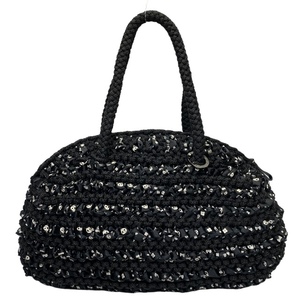 ANTEPRIMA Anteprima bag handbag in stock bag shoulder .. Skull ribbon motif floral print nylon black white 