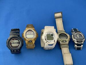 CASIO G-SHOCK カシオ Gショック 5点まとめジャンク品管理番号7-A69