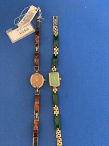  lady's quartz wristwatch 2 point summarize junk control number 5-A24
